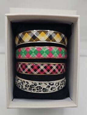 Rustic Cuff Art Deco Set of 4